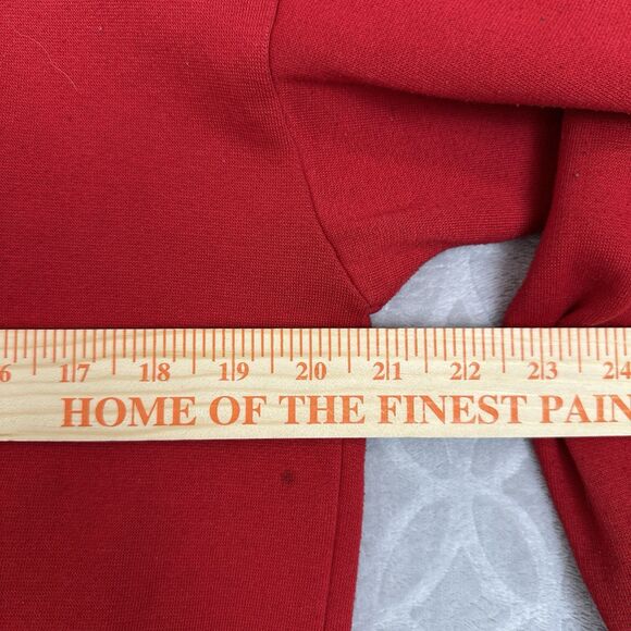 Vtg 90s Puppy Kitten Crewneck Sweatshirt Womens Small Red Dog Cat Granny Novelty - Picture 11 of 11